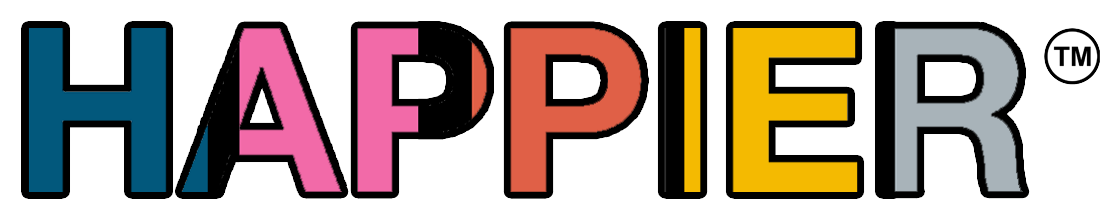 HAPPIER™ coaching brand logo by The Ministry of Happier