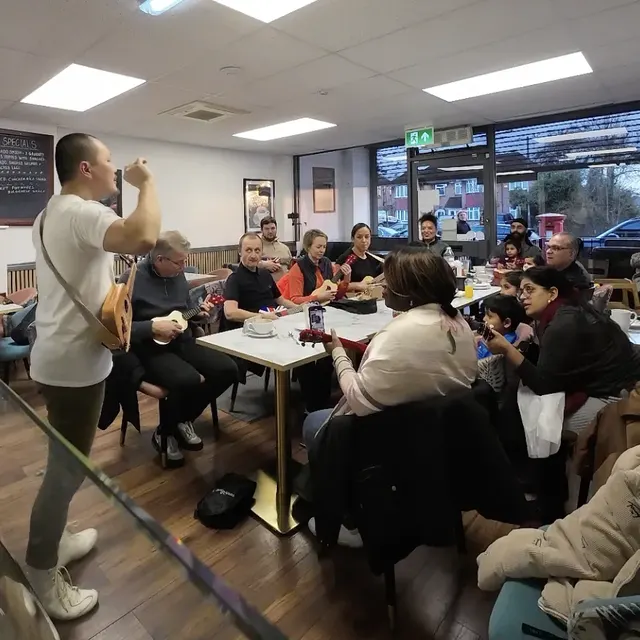 Ukulele workshop group